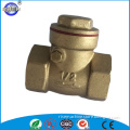 China supplier brass horizontal swing check valve